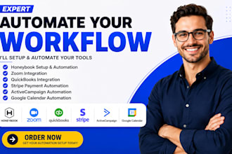 honeybook zoom quickbooks stripe activecampaign google calendar automation