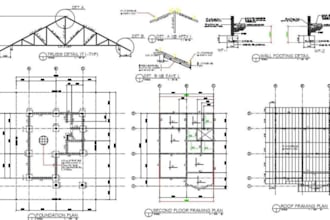 do autocad structural drawings structural design shop drawing drafting