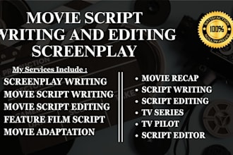 be screenplay writer, movie script, tv series, screenwriting feature film script