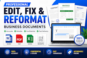 update and amend documents with accuracy