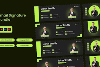 create html email signature or clickable html email signature, outlook signature