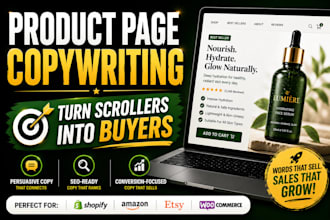 write persuasive product page copy for your ecommerce store