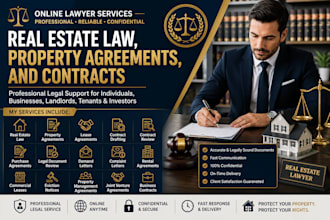 online lawyer services for real estate law, property agreements, and contracts