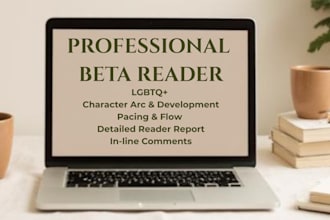 beta reading for lgbtq and character driven fiction