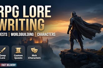 rpg and video game rpg dialogue, lore, novel, tableltop roblox and quests rpg