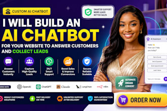 build an ai chatbot for your website to answer customer and collect lead