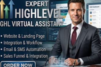 be your gohighlevel workflow expert and ghl virtual assistant