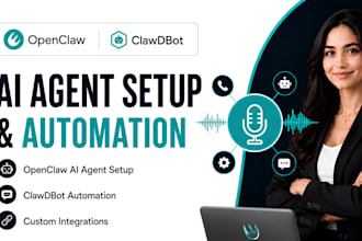 setup openclaw ai agent, clawdbot automation and custom integrations