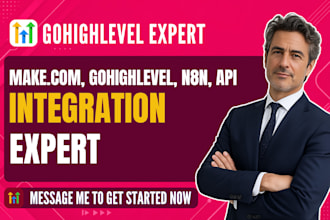 do go high level integration n8n automation specialist n8n integration make com