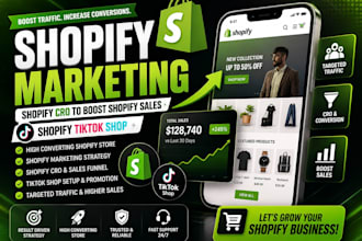 do shopify marketing, shopify cro to boost shop sales, shopify tiktok shop setup