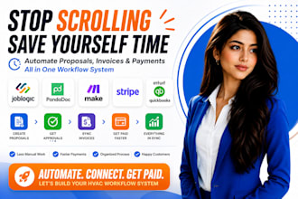 integrate joblogic pandadoc make stripe quickbooks hvac proposal workflow system