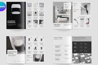 design modern b2b home kitchen appliance furniture product catalog lookbook