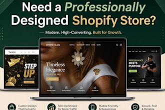 build design redesign customize shopify store dropshipping store ecommerce store