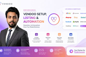 vendoo crosslisting, bulk import, and delist relist for poshmark, ebay, mercari