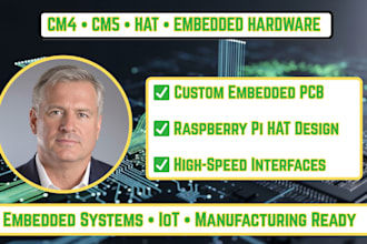 design raspberry pi hat pcb, cm4 cm5 carrier board and embedded hardware