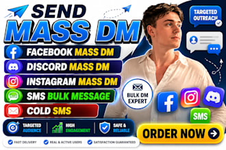 send mass dm facebook mass dm discord mass dm instagram mass dm sms bulk message