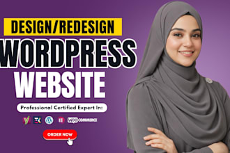redesign business wordpress website as a wordpress developer
