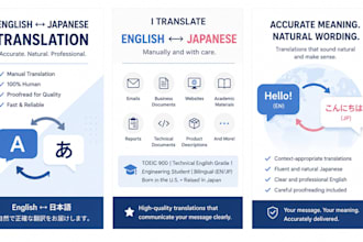 translate english to japanese and japanese to english