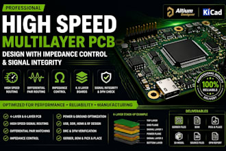 design high speed multilayer pcb with impedance control and signal integrity
