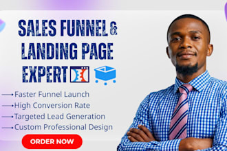 build sales funnel landing page clickfunnels getresponse hubspot samcart keap