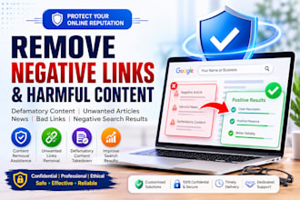 remove negative link, defamatory website content takedown unwanted articles,news