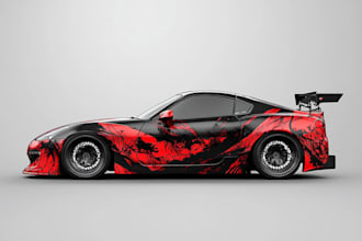 do vehicle wrap decal for car wrap design, van