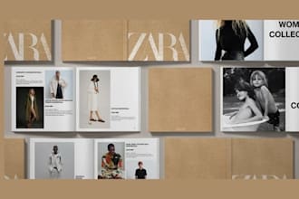 design sales flipbook catalog, lookbook for fashion and apparel brands
