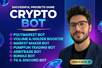 openclaw, trading bots like polymarket bot, pump fun bundle bot, volume bot