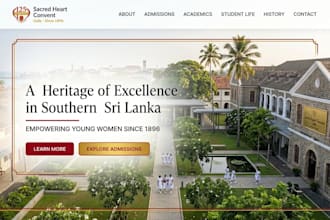 design and develop an education website