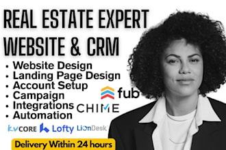 setup real estate CRM lofty idx website ghl boldtrail lofty follow up boss CRM