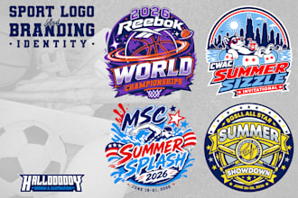 design a professional sports logo and brand identity