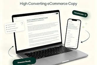 write high converting ai product descriptions for amazon shopify stores