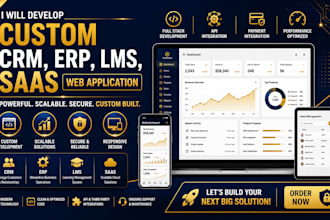 develop custom CRM erp lms saas web application via connecteam reftab and more