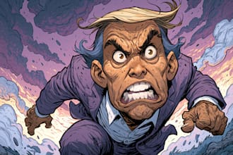 create political and editorial cartoons