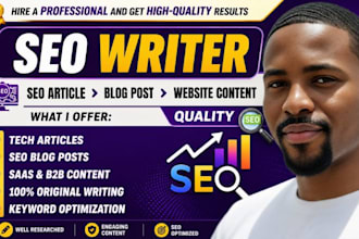 do optimize SEO content writing for b2b, saas, tech blog posts and tech articles