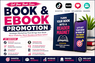 do viral booktok promotion amazon ebook promotion tiktok influencer marketing