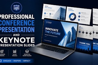 design professional conference presentation and keynote presentation slides