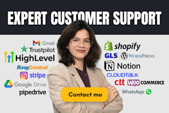 provide professional customer support and logistics management for your store