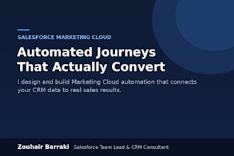 set up salesforce marketing cloud journeys and automation