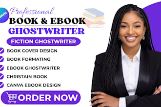 ghostwrite and design canva ebooks, formatting and layout