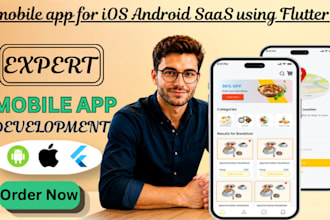 build mvp mobile app development ios app android app saas flutter app developer