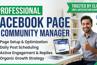 manage your facebook page and online