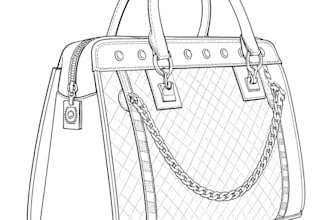 design a well detailed and outstanding handbag, tech bag, backpack and purse