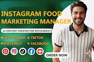instagram food marketing manager cafe restaurant social media va content creator
