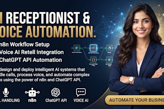 do n8n ai receptionist setup, voice ai retell, chatgpt api workflow automation