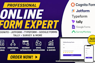 create online cognito forms jotform typeform google forms quiz tally survey