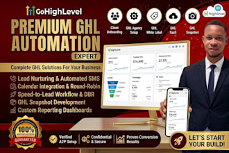 build gohighlevel workflows and automated SMS campaigns calendar integration