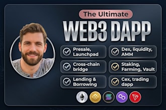 build web3 dapp like ore supply, minebean, presale, staking, pump fun launchpad