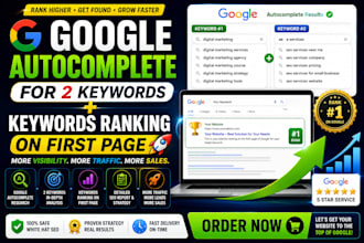 google autocomplete keyword ranking and go ogle SEO