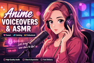 record cute anime calm warm erotic female nsfw voice over, voice acting
